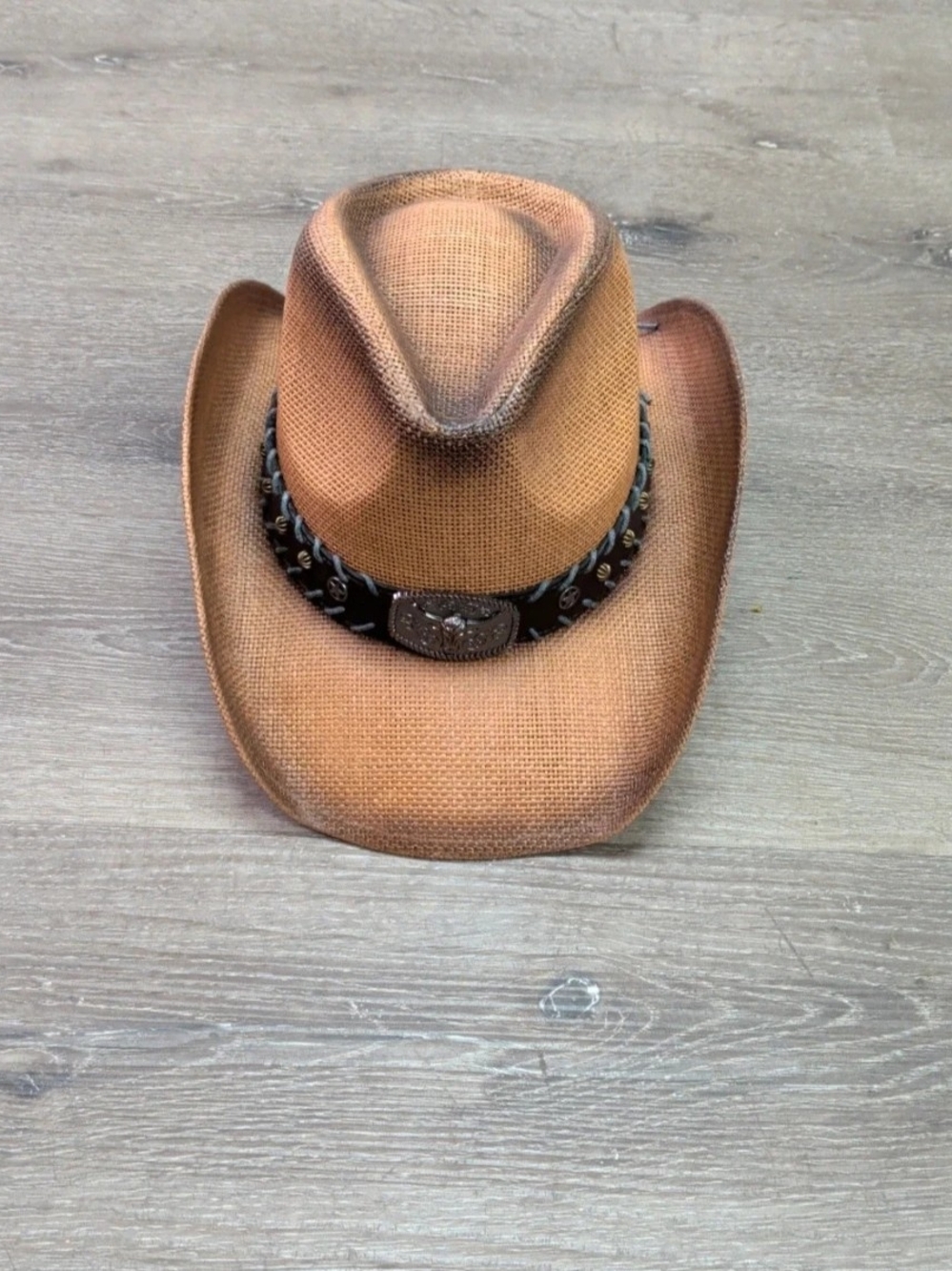 Men's Cowboy Hat with Decorative Band